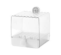 pour perroquets, matériau ABS PET | Conception suspendue à l'épreuve des éclaboussures d'eau 16,5 x 18 x 19 cm, 400 G - Cet accessoire polyvalent agit comme une cabine de douche sûre pour