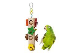 pour Perruches Accessoires À Mâcher Et À Détruire En Bois Pour Perruches | Jouet à Ronger pour Oiseaux Pour Aras Perruches Conures Canaris Adorant Déchirer Grimper