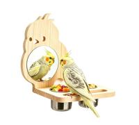 pour Perruches Ondulées avec Miroir et Aire de Jeux Enrichissante | de Cage pour Perruches pour Conure Gris d'Afrique Cacatoès Ara Perruche Diamants Mainate Intérieur Extérieur Jardin