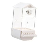 Pour perruches, pour oiseaux sans salir | acrylique pour oiseaux sans salir pour cage - Station transparente de boîte de nourriture pour, anti-éclaboussures, pour perruche, canaris, ca