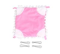 pour Petit Animal de Compagnie, pour Perroquet, pour Les Hamsters, pour Les Planeurs de Sucre, pour Hamster doré, hamac à Cage, hamac à Suspension Chaude, lit de hutte de nid (Gros Rose)