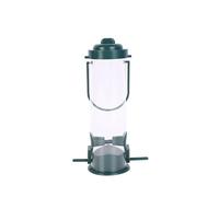 Pour petits oiseaux, S pour oiseaux à l'épreuve des écureuils | S pour oiseaux avec tube extérieur résistant aux écureuils, conteneur et distributeur de nourriture pour oiseaux résistant à mâcher