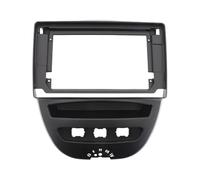 pour Peugeot 107 2005-2008 2009 2010 2011 2012 2013 2014 Autoradio Fascias GPS MP5 Lecteur Stéréo 2 Din Unité Principale Panneau Tableau Bord Cadre POMPOMPUR