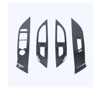 Pour Peugeot 2008 2020 2021 2022 Accoudoir Fenêtre Rise Lift Down Control Switch Door Lock Decoration Panel Cover Trim YTdhfDGJ(Black)