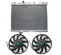 Pour PEUGEOT 206 2.0L GTI RC S16 1998 1999 2000 2001 2002 2003 2004 2005 2006 2007 2008 Radiateur Et Ventilateurs En Aluminium Manuels Radiateur Moteur