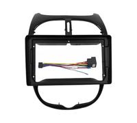 pour Peugeot 206 2000-2010 Cadre De Tableau De Bord 2DIN 9 Pouces avec Autoradio DVD Navigation Et Android POMPOMPUR