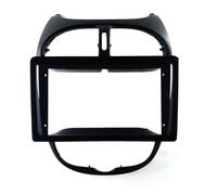 pour Peugeot 206 2000-2010 Écran De Tableau De Bord 2 DIN 9 Pouces avec Lecteur DVD Radio Et Navigation Android PYPFQUMQGR(Only Frame)