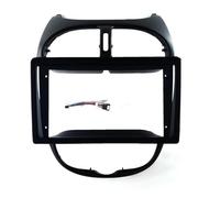 pour Peugeot 206 2000-2010 Écran De Tableau De Bord 2 DIN 9 Pouces avec Lecteur DVD Radio Et Navigation Android PYPFQUMQGR(Frame Cable)