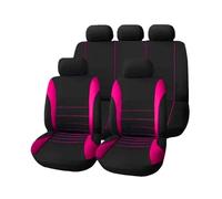 pour Peugeot 206 207 2008 407 307 308 Housse De Siège Auto(Rose Rouge)