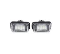 Pour Peugeot 206 207 307 308 407 5008 Pour Partner 2 Pièces LED Numéro De Plaque D'immatriculation Lampe Lumière Lampe Lumière Plaque D'immatriculation(2PCS)