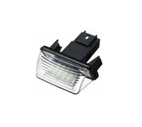 Pour Peugeot 206 207 307 308 407 5008 Pour Partner 2 Pièces LED Numéro De Plaque D'immatriculation Lampe Lumière Lampe Lumière Plaque D'immatriculation(1PC)