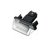 Pour Peugeot 206 207 307 308 407 5008 Pour Partner 2 Pièces LED Numéro De Plaque D'immatriculation Lampe Lumière Lampe Lumière Plaque D'immatriculation(1PC)