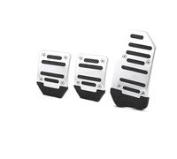 Pour Peugeot 206 308 208 307 3008 207 2008 508 407 5008 4008 106 Kit De Pédales De Voiture Antidérapantes Sports Series Kit De Plaquettes De Frein Coussinets pédale embrayage(Argent)