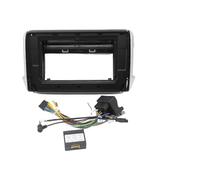 pour Peugeot 208 2008-2017 Façade D'autoradio 10,1 Pouces Lecteur MP5 Android Stéréo Format 2 DIN avec Cadre De Tableau De Bord POMPOMPUR(Frame Cable Canbus)