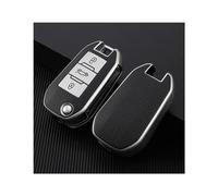 pour Peugeot 208 2008 308 3008 408 508 107 301 pour Citroen C4 pour Cactus C5 DS4 DS5 Support Fob Etui Clés De Voiture Coque(Sliver)