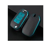 pour Peugeot 208 2008 308 3008 408 508 107 301 pour Citroen C4 pour Cactus C5 DS4 DS5 Support Fob Etui Clés De Voiture Coque(Vert)