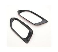 Pour Peugeot 208 2015-2019 ABS Chrome Couverture De Poignée De Porte Avant/arrière Garniture Intérieure De Poignée De Porte BLNETU(Front door carbon)