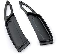 pour Peugeot 208 308 508 2008 3008 5008 Palettes de Volant de Voiture Extension de Changement de Vitesse Autocollant de Changement de Vitesse en Alliage d'aluminium, Noir