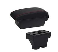 Pour Peugeot 208 Accoudoir Boîte Accessoires Console Centrale Boîte De Rangement Double Couche Grand Espace Cendrier USB 2012-2021 Voiture Accoudoir Boîte(C1 NO USB)