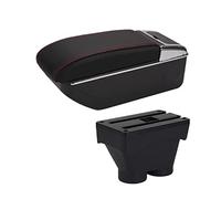 Pour Peugeot 208 Accoudoir Boîte Boîte De Rangement Support De Voiture Cendrier Accessoires Intérieurs Pièces De Rechange USB 2012-2018 Voiture Accoudoir Boîte(D1 No USB)