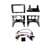 Pour Peugeot 3008 5008 2009 2010 2011 2012-2016 9 Pouces Cadre Voiture Adaptateur Carénage Android Radio Dash Fitting Panel Kit Cadre de tableau de bord(Câble de cadre Canbus)