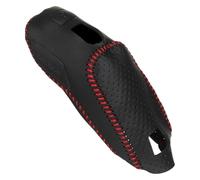 Pour Peugeot 3008 5008 508L 2017-2020 Housse Protection Pommeau Levier Vitesse Automatique Couverture Du Panneau Intérieur(Red)