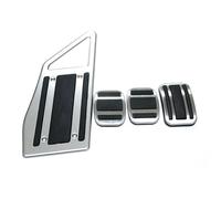 Pour Peugeot 3008 5008 GT 2017 2018 2019 Conduite À Gauche Pédales D'accélérateur Carburant Frein Tapis Couvre-pédales En Acier(MT 4PCS)