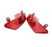 pour Peugeot 3008 T84 T8 Gauche Droite Pare-Chocs Arrière Réflecteur Lumière Avertissement Feu Brouillard Arrière Pas D'ampoule Voiture Lentille Rouge(Gauche et Droite)