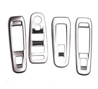 Pour Peugeot 308 Autocollant De Décoration Panneau De Bouton Levage De Verre De Couvercle De Commutateur De Fenêtre De Voiture Accessoires De Voiture PYPFQUMQGR(Matte Silver)