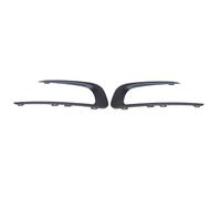 Pour Peugeot Pour 2008 2014-2018 Voiture Avant Antibrouillard Couverture Coque Gril Diurne Lampe Cadre Garniture Auto Accessoires Calandre Avant Voiture(Noir,Left and Right)