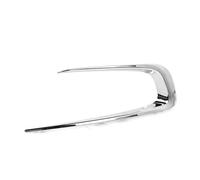Pour Peugeot Pour 2008 2014-2018 Voiture Avant Antibrouillard Couverture Coque Gril Diurne Lampe Cadre Garniture Auto Accessoires Calandre Avant Voiture(Argent,Only Right)