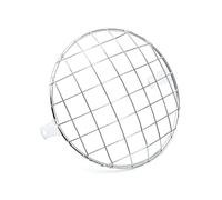 Pour Phare Universel Maille Grille Abat Jour En Métal Rétro Moto Protecteur Couverture Ajustement Moto Housse Protection Phare(Chrome)