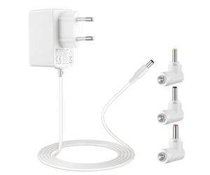 pour Philips Avent Chargeur 6V pour Babyphone SCD501/00, SCD503/26, SCD723/26, SCD560, SCD505 Parents & Bébé, Câble 2m Blanc