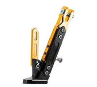pour Piaggio BV 250 2011 Support Latéral Moto,Béquille Latérale Réglable Aluminium,Béquille latérale avec verrou à Ressort,Base Antidérapante Large,Gold