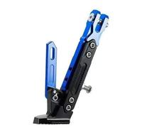 pour Piaggio BV 250 2011 Support Latéral Moto,Béquille Latérale Réglable Aluminium,Béquille latérale avec verrou à Ressort,Base Antidérapante Large,Blue