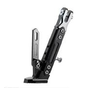 pour Piaggio BV 250 2011 Support Latéral Moto,Béquille Latérale Réglable Aluminium,Béquille latérale avec verrou à Ressort,Base Antidérapante Large,Grey