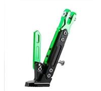 pour Piaggio BV 250 2011 Support Latéral Moto,Béquille Latérale Réglable Aluminium,Béquille latérale avec verrou à Ressort,Base Antidérapante Large,Green