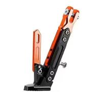 pour Piaggio BV 300 2012 Support Latéral Moto,Béquille Latérale Réglable Aluminium,Béquille latérale avec verrou à Ressort,Base Antidérapante Large,Orange