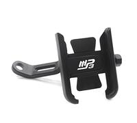 pour Piaggio MP3 250 300 500 HPE Sport Scooter Moto Accessoires Guidon Support pour téléphone Portable GPS Support de Support (Couleur : Mirror Type Black)