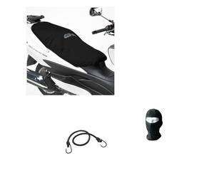 pour Piaggio Super Hexagon GTX 180 Housse DE Selle GIVI S210 Universal Waterproof Length.117CM Couverture DE SIÈGE pour Moto Scooter Bords ÉLASTIQUES Noir
