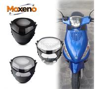 Pour Piaggio Zip 100 98 4T 50 49 4T 50 2T AC DT TT LC SP 1992-2017 Scooter : Cache de phare avant en verre, protection de phare avant Black