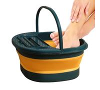 Pour Pieds - Bassin Pour Pieds Pliable Et Antidérapant | Seau De Spa Pour Pied, Conteneur De Trempage Pour Hommes Et Femmes Âgées, Voyage, Camping, Centre De Spa, Hôtel, Dortoir, Salle De B