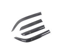 pour Pilot 2003-2022 Noir Auto Fenêtre Latérale Déflecteurs De Vent Visières Pare-Pluie Porte Visière Évent Nuances Sombre Fumée Ventvisor Déflecteurs d'air Et Pluie Protection Solaire(2008-2015)