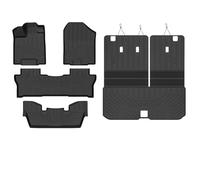pour Pilot 2016-2022 avec Dossier Accessoires pour La 3e Rangée Sièges Arrière Tapis De Coffre Toutes Saisons Voiture Tapis(7 Seats 5pcs)