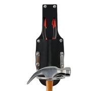 Pour pinces - Cuir PU | Outil d'entretien | Étui et anneau pour charpentier, linier, construction, construction, entretien, jardin, taille, ceinture de rangement, AC