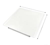 Pour plafond en alliage d'aluminium pour panneau d'accès 17,5 cm encastré | Robuste en alliage d'aluminium, taille carrée de 17,5 cm, design encastré, résistant à l'humidité, utilisation dans la