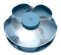 pour plateau à Fromage Tournant 360° avec Compartiments pour(Blue)