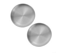 pour plateau Rond 26cm Anti-Rouille Finition pour plateau(23cm) | Acier inoxydable pour robuste, finition , anti-rouille, pour facile à nettoyer, usage quotidien
