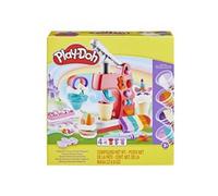 pour Play doh - Coffret Glaces fantastiques Licorne - Machine, Pate a Modeler Bicolore, etc. - Set Jouet creatif Glacier et Carte