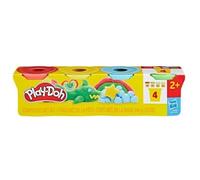 pour Play doh Creations - Pack 4 Pots Pate a Moder, Couleurs Classiques, 340 g - kit creatif Enfant 2 Ans - Set activite Manuelle + Carte